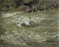 Potok, 2009, olej na płótnie, 40 x 50 cm
